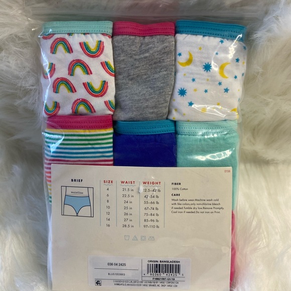 Cat & Jack Accessories Girls Cat Jack Briefs Underwear Package